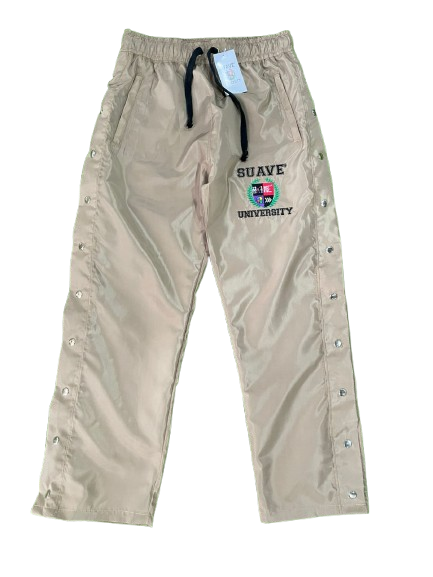 Khaki Windbreaker Pants