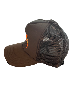 Spooky Halloween Black Trucker Hat